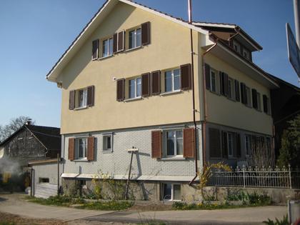Neu aufgebautes Wohnhaus in Holzelementbauweise